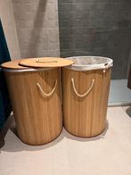Bamboe wasmanden, Huis en Inrichting, Badkamer | Badtextiel en Accessoires, Ophalen, Zo goed als nieuw