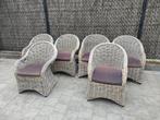 Terrasstoelen landelijke stijl, Tuin en Terras, Ophalen, Gebruikt, Rotan