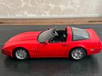 MAISTO Corvette ZR1 rood Scaal 1/18 – 1992, Verzenden, Gebruikt, Auto, Maisto