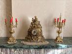 3 delig shouw garnituur “massief koper”, Antiek en Kunst, Ophalen, Koper