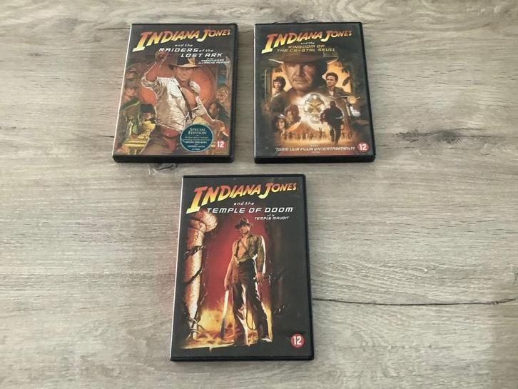 Indiana Jones verschillende DVD'S, Cd's en Dvd's, Dvd's | Avontuur, Zo goed als nieuw, Vanaf 12 jaar, Ophalen of Verzenden