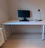 stevige bureautafel 160x80 met kabelgoot., Huis en Inrichting, Ophalen, Zo goed als nieuw