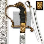 🚨Zeldzame PRUSSIAN Artillery Deluxe Saber, uit. Super ORIGI, Verzenden, Landmacht, Zwaard of Sabel