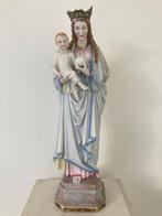 Beeld Maria in biscuit (45 cm), Antiek en Kunst, Ophalen