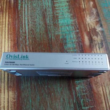 SWITCH 8 ports OvisLink, Informatique & Logiciels, Enlèvement, Comme neuf