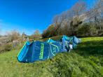 Kitesurf quiver crazyfly 7/10/13 m2 HYPER, Watersport en Boten, Kitesurfen, Ophalen, Gebruikt, 10 m², Kite