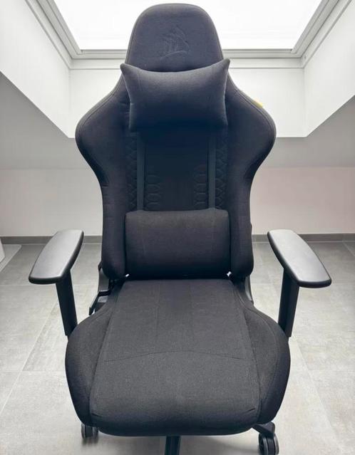 Corsair TC100 Gaming Chair, Huis en Inrichting, Bureaustoelen, Zo goed als nieuw, Bureaustoel, Zwart, Ergonomisch, Gaming bureaustoel