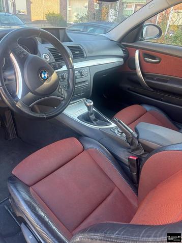 Interieur half leer leder sportstoelen Bmw 1-Serie E81 beschikbaar voor biedingen