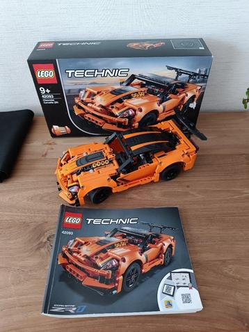 LEGO 42093 Technics Chevrolet Corvette met boekje en doos disponible aux enchères