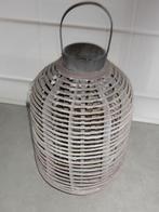 Lantaarn in hout, Huis en Inrichting, Ophalen, Zo goed als nieuw, Hout, Kaars