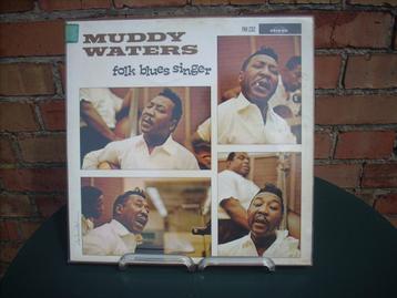LP  Muddy Waters  'Folk Blues Singer' 1966 mono, Enlèvement ou Envoi, Blues