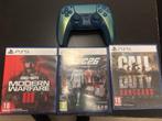 Ps5 controller + FC26 + COD Mw 3 + COD Vanguard, Enlèvement, Comme neuf, Contrôleur, PlayStation 5
