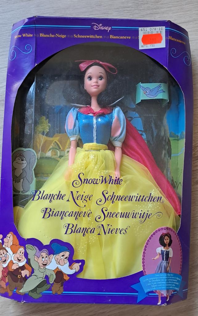 Poupée Blanche-Neige Mattel, Collections, Poupées, Utilisé, Poupée, Enlèvement ou Envoi
