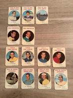 Oude kaartjes wielrenners ‘ Les 7 familles ‘, Ophalen of Verzenden, Gebruikt, Poster, Plaatje of Sticker