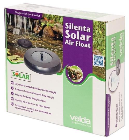 Pompe à air flottante Velda Silenta Solar Air Float, Jardin & Terrasse, Accessoires pour étangs, Neuf, Doublure d'étang, Enlèvement ou Envoi