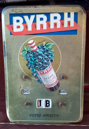 Vintage Byrrh kalenderadvertentie uit 1960 beschikbaar voor biedingen