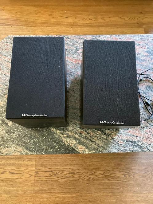 Luidsprekers Wharfedale, Audio, Tv en Foto, Luidsprekerboxen, Zo goed als nieuw, Front, Rear of Stereo speakers, 60 tot 120 watt