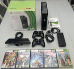 Xbox 360S Live met Kinect 250GB 2 Controllers en 5 Games, Ophalen of Verzenden, Gebruikt, 360 S, 4 GB