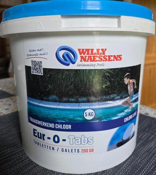Willy Naessens Chloortabletten 2x25 Tabletten  Van 200GR !, Tuin en Terras, Zwembad-toebehoren, Nieuw, Ophalen of Verzenden