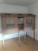 Lit cabane enfant bois, Lit mezzanine ou Lit superposé, 85 à 100 cm, Enlèvement, Utilisé
