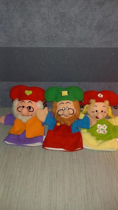Kabouter Plop handpoppen, Kinderen en Baby's, Speelgoed | Knuffels en Pluche, Gebruikt, Overige typen, Ophalen of Verzenden