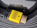 Platte high speed HDMI kabel 5 meter, TV, Hi-fi & Vidéo, Câbles audio & Câbles de télévision, Enlèvement, Utilisé, 5 à 10 mètres