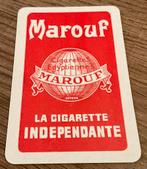Speelkaart Marouf cigarette, Verzamelen, Speelkaarten, Jokers en Kwartetten, Ophalen of Verzenden, Zo goed als nieuw, Speelkaart(en)