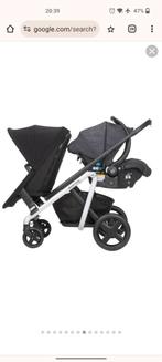 Dubbele buggy / duo kinderwagen OF enkel, Kinderwagen, Maxi-Cosi, Zo goed als nieuw, Ophalen