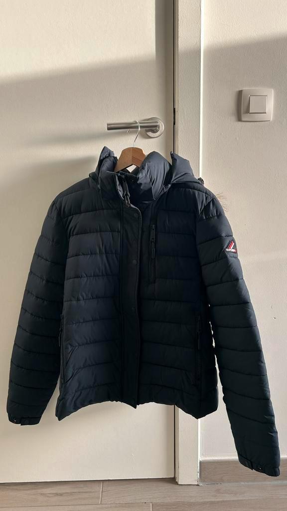 Winterjas, Vêtements | Hommes, Vestes | Hiver, Comme neuf, Bleu, Enlèvement