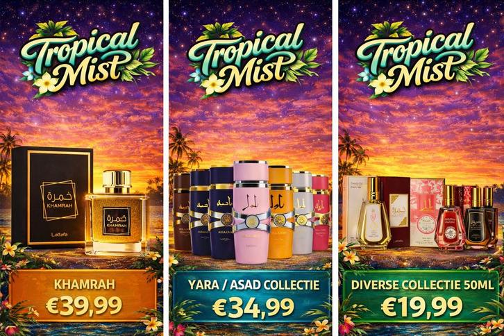 Lattafa collecties !, Handtassen en Accessoires, Uiterlijk | Parfum, Nieuw, Ophalen of Verzenden