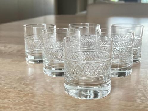 Set van 6 luxe whiskyglazen / likeurglazen / borrelglazen, Antiek en Kunst, Antiek | Glaswerk en Kristal, Ophalen of Verzenden