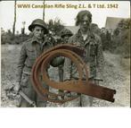 WWII Canadese Lee Enfield riem Z.L. & T Ltd. 1942, Verzamelen, Ophalen of Verzenden, Landmacht, Overige typen