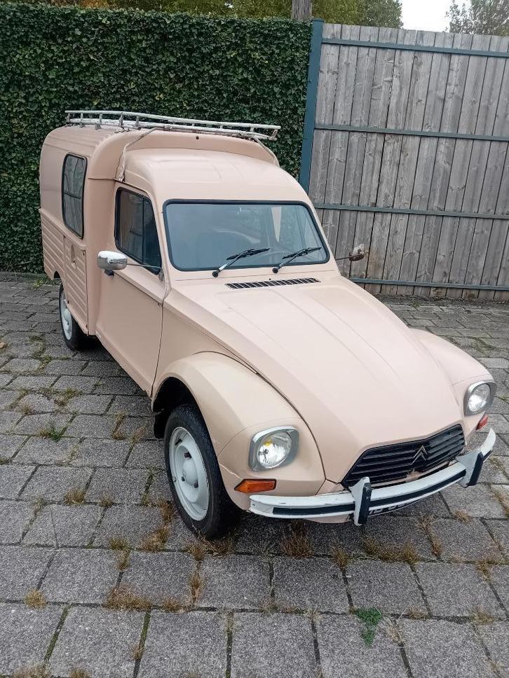 Citroën Acadiane Fourgonnette bj1983, Auto's, Oldtimers, Particulier, Citroën, Benzine, 2 deurs, Handgeschakeld, Beige, Zwart
