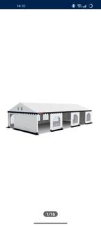 PARTY TENT wit/blauw - 6 x 12 meter, Ophalen, Zo goed als nieuw, Partytent