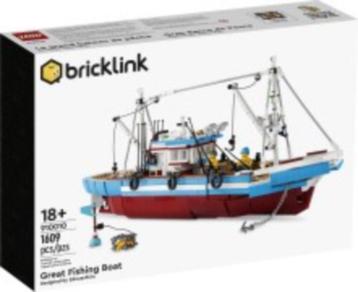 Lego 910010 Le grand bateau de pêche dessiné par Bricklink disponible aux enchères