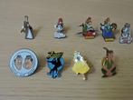 9 Pins stripfiguren Charlie, Tom en Jerry, Peter Pan ea, Verzamelen, Ophalen of Verzenden, Zo goed als nieuw, Figuurtje, Speldje of Pin