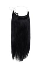 Zwarte flip in extensions van echt haar, Ophalen of Verzenden, Nieuw, Pruik of Haarverlenging