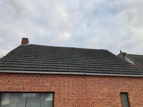 zwarte dakpannen ongeveer 80 m2, Doe-het-zelf en Bouw, Dakpannen en Dakbedekking, Gebruikt, Dakpannen, Steen of Klei, Zwart, 15 m² of meer