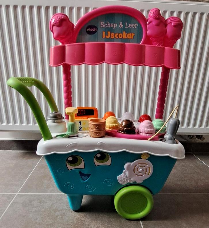 Vtec Schep en leer ijscokar te koop !, Kinderen en Baby's, Speelgoed | Speelkeukens, Zo goed als nieuw, Ophalen