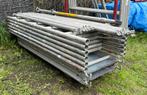 Échafaudage aluminium 8m hauteur max, Doe-het-zelf en Bouw, Steigers, Zo goed als nieuw