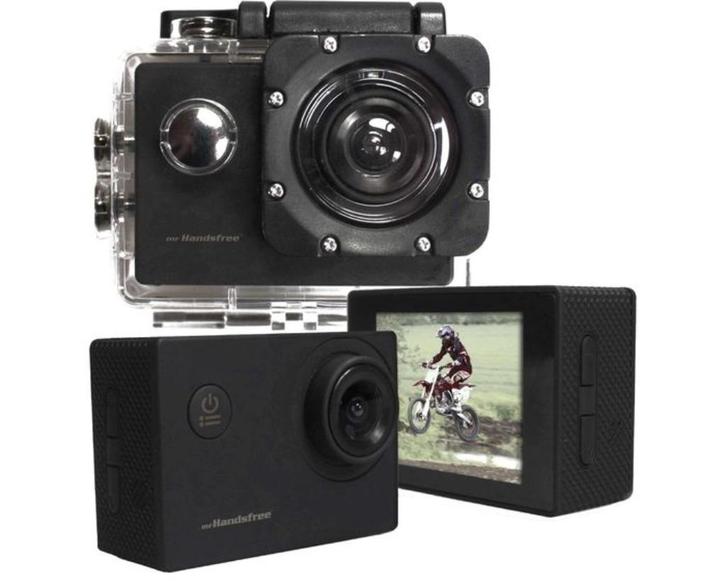 FULL HD SPORTCAMERA MET 2 INCH SCHERM EN ACCESSOIRES, Audio, Tv en Foto, Fotografie | Onderwatercamera's, Nieuw, Camera, Minder dan 10 meter