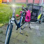 Fiets met fietskar, Ophalen of Verzenden, Gebruikt