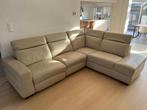 Leren hoekzetel met relax, Maison & Meubles, Canapés | Coins salons complets, Enlèvement, Utilisé