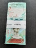Venezuela: 100 biljetten 2 bolivares 2018 UNC, Postzegels en Munten, Bankbiljetten | Azië, Setje, Verzenden, Zuid-Azië