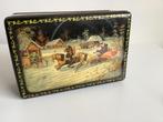 Prachtig vintage Winters Van Melle blik, Ophalen of Verzenden, Gebruikt, Overige merken