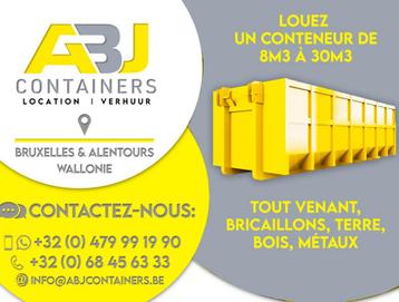 Location containers 8m3 à 30m3 pour tous vos Déchets disponible aux enchères