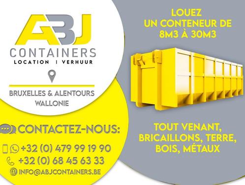 Verhuur van containers van 8m3 tot 30m3 voor Afval, Doe-het-zelf en Bouw, Containers