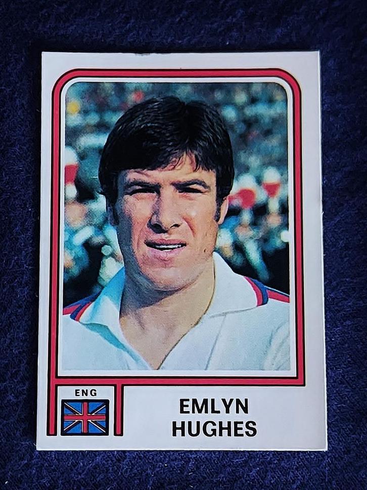 Panini sticker voetbal  ' WK Arg 1978 - Emlyn Hughes '  #358, Verzamelen, Sportartikelen en Voetbal, Nieuw, Poster, Plaatje of Sticker