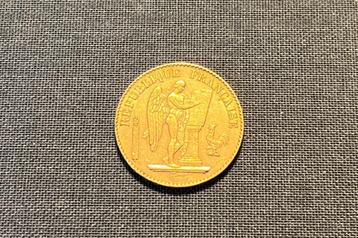 Gouden munt 20 Francs Genie, 3e Republiek, Dupré beschikbaar voor biedingen