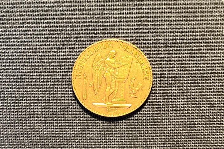 Pièce d'or 20 Francs Génie, IIIè République, Dupré, Timbres & Monnaies, Monnaies | Belgique, Or, Or, Enlèvement ou Envoi